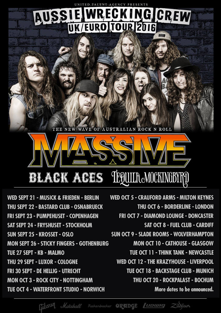 Massive Announce Aussie Wrecking Crew UK/European Tour – Rock And Roll ...